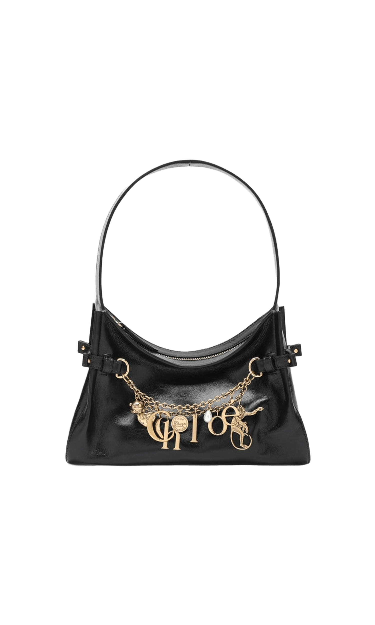 Chloé Black Leather Charms Hobo Bag Glam Steals