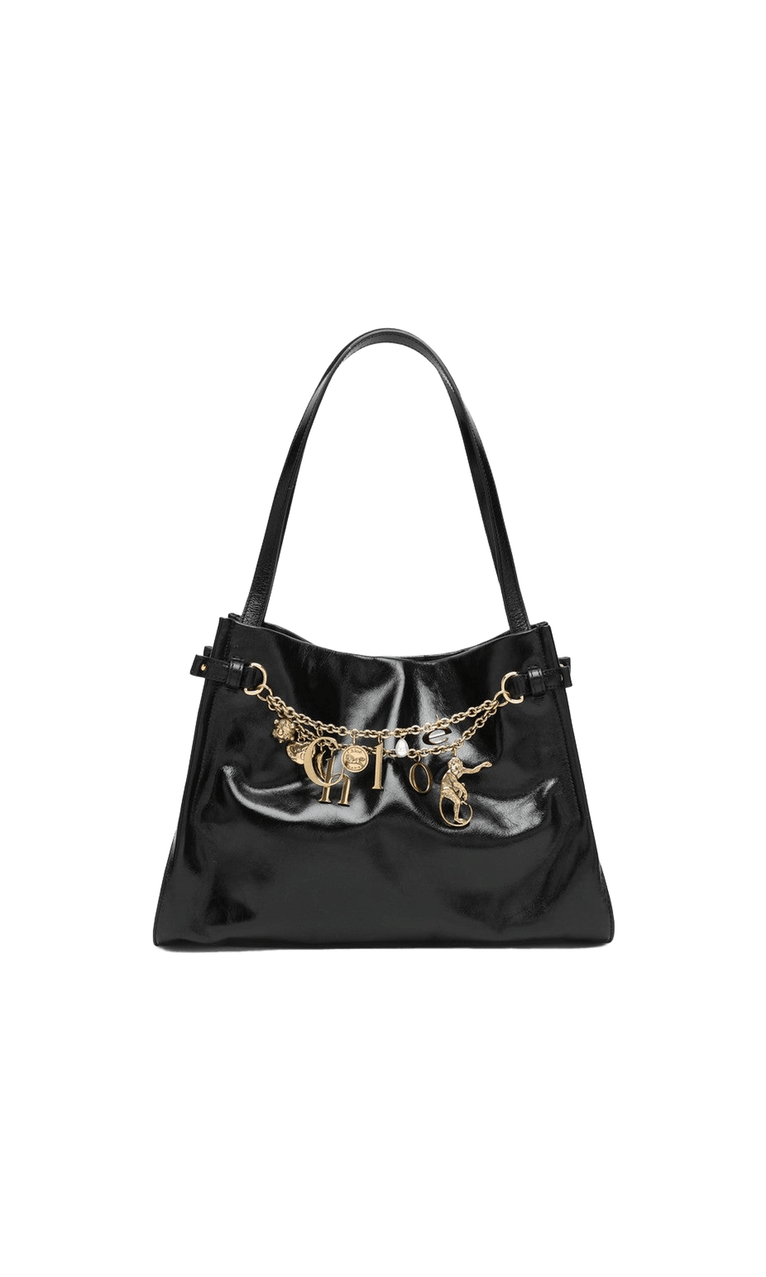 Chloé Black Leather Charms Shoulder Bag Glam Steals