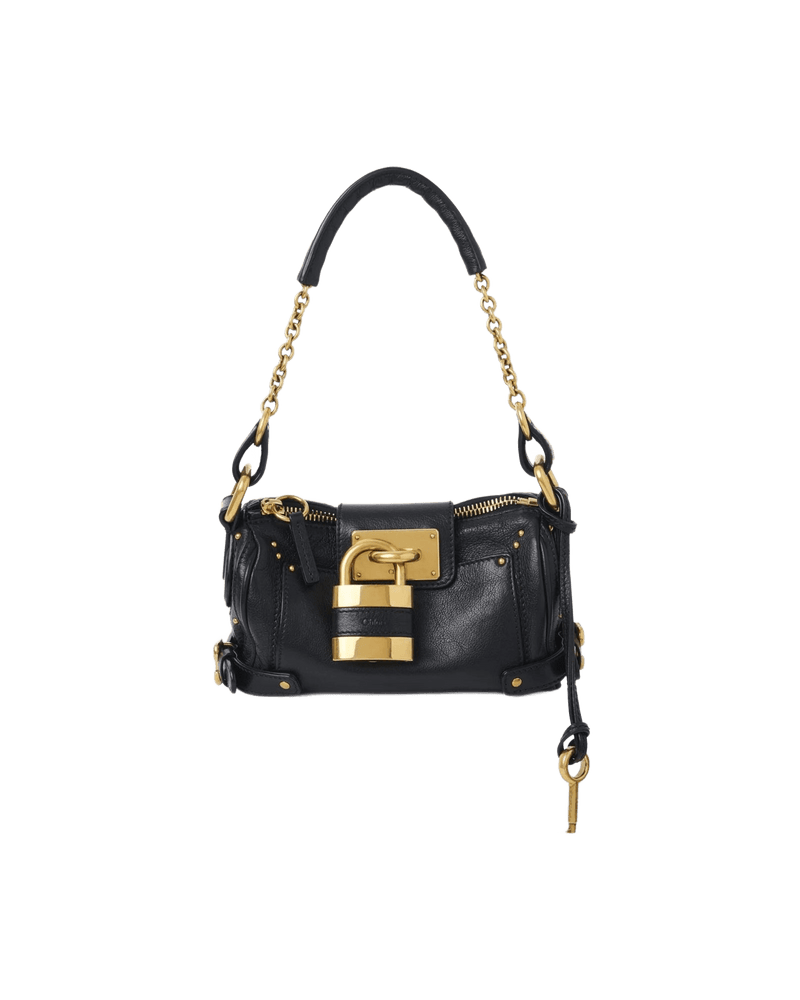 Chloé Black Leather Paddington Shoulder Bag Glam Steals