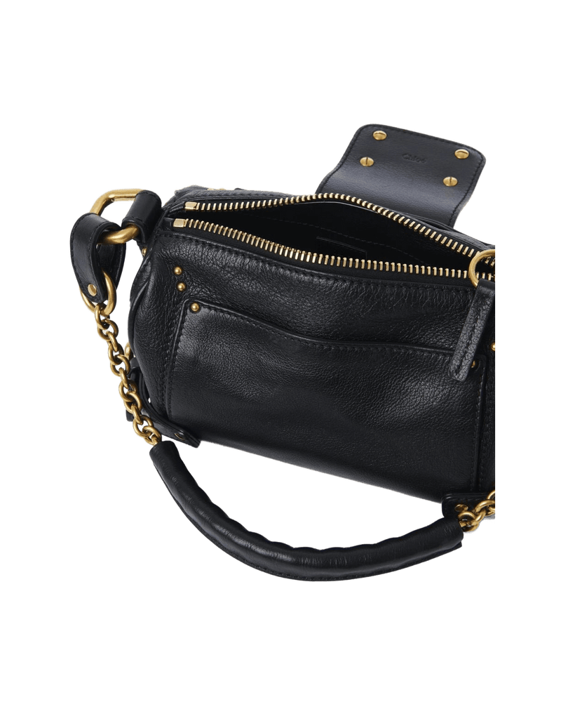 Chloé Black Leather Paddington Shoulder Bag Glam Steals