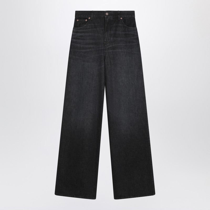 Chloé Black Loose Washed Jeans Glam Steals
