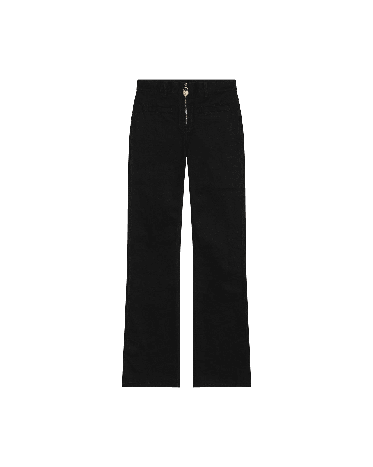 Chloé Black Slim Jeans with Charm Zip