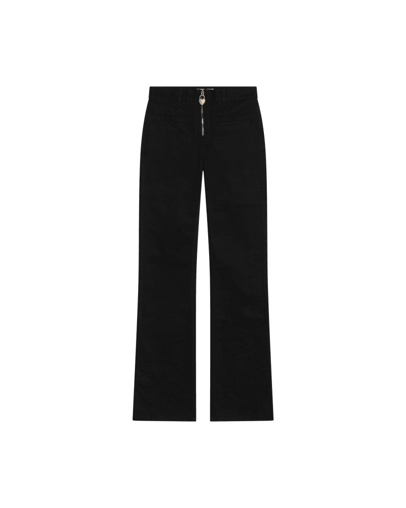 Chloé Black Slim Jeans with Charm Zip Glam Steals