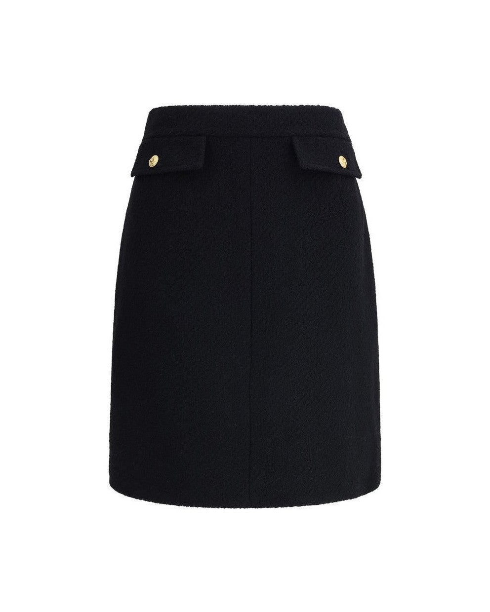 Chloé Black Wool Midi Skirt Glam Steals