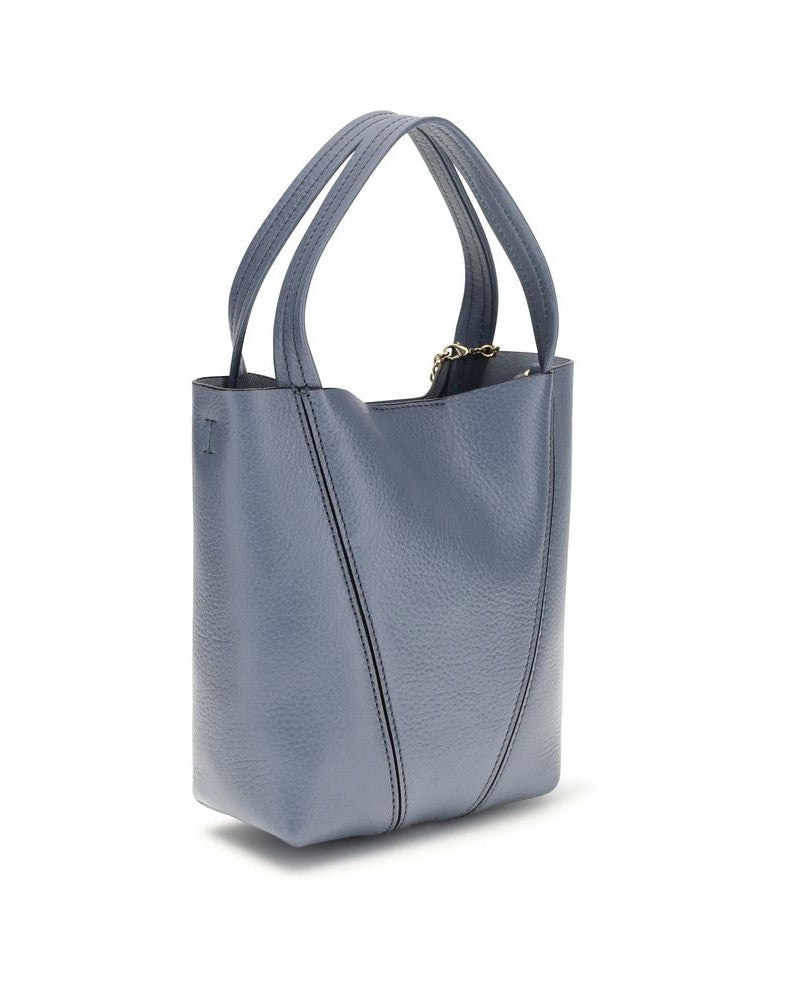 Chloé Blue Calf Leather Bos Taurus Shoulder Bag Glam Steals