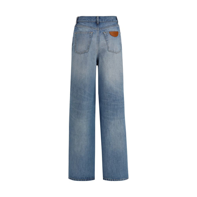 Chloé Blue Cotton Jeans Denim Glam Steals