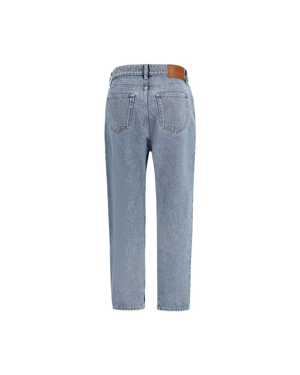 Chloé Blue Cotton Tapered Jeans Glam Steals