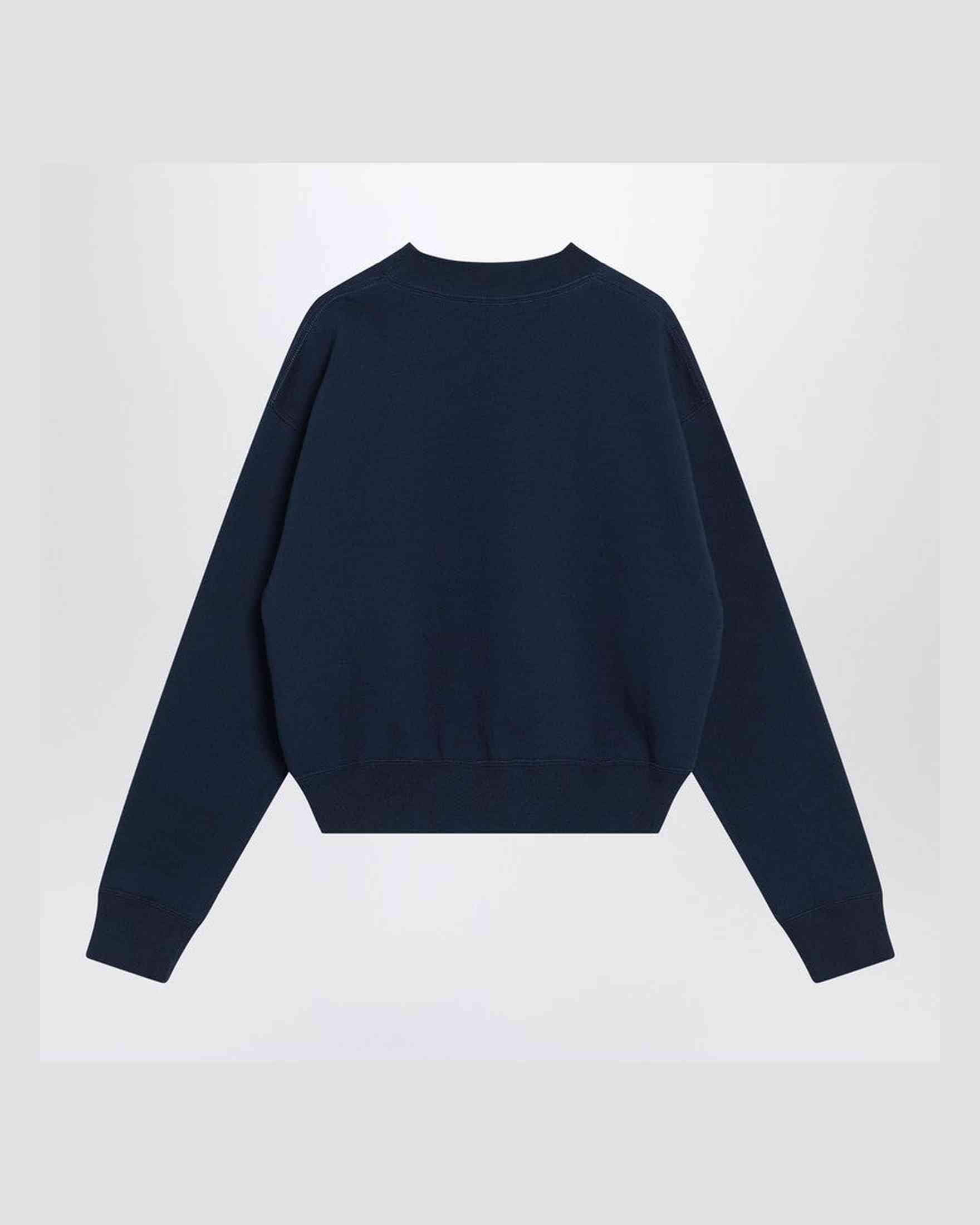 Chloé Blue Navy Sweat-shirt with Logo Glam Steals