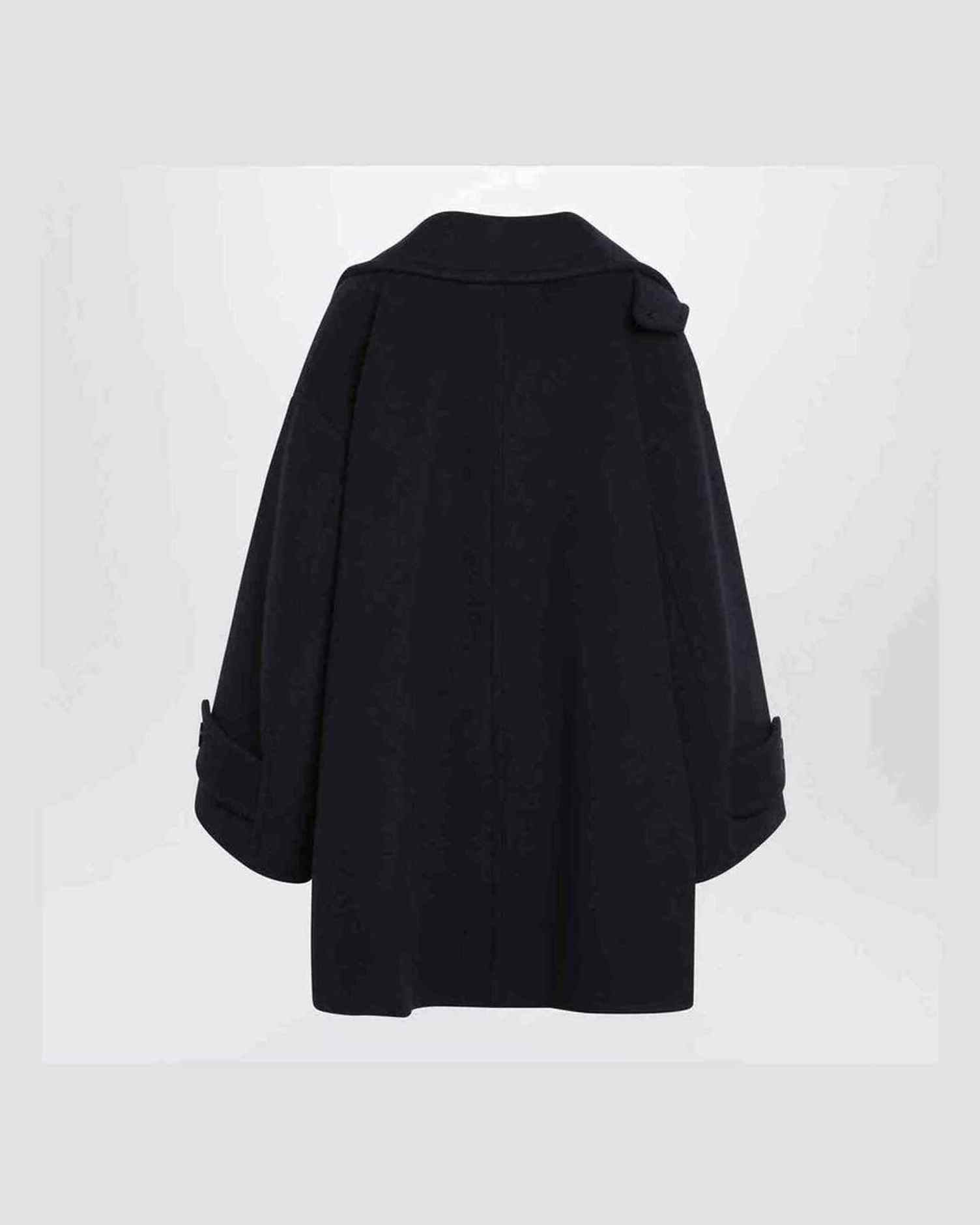 Chloé Blue Wide Double Breasted Coat Glam Steals