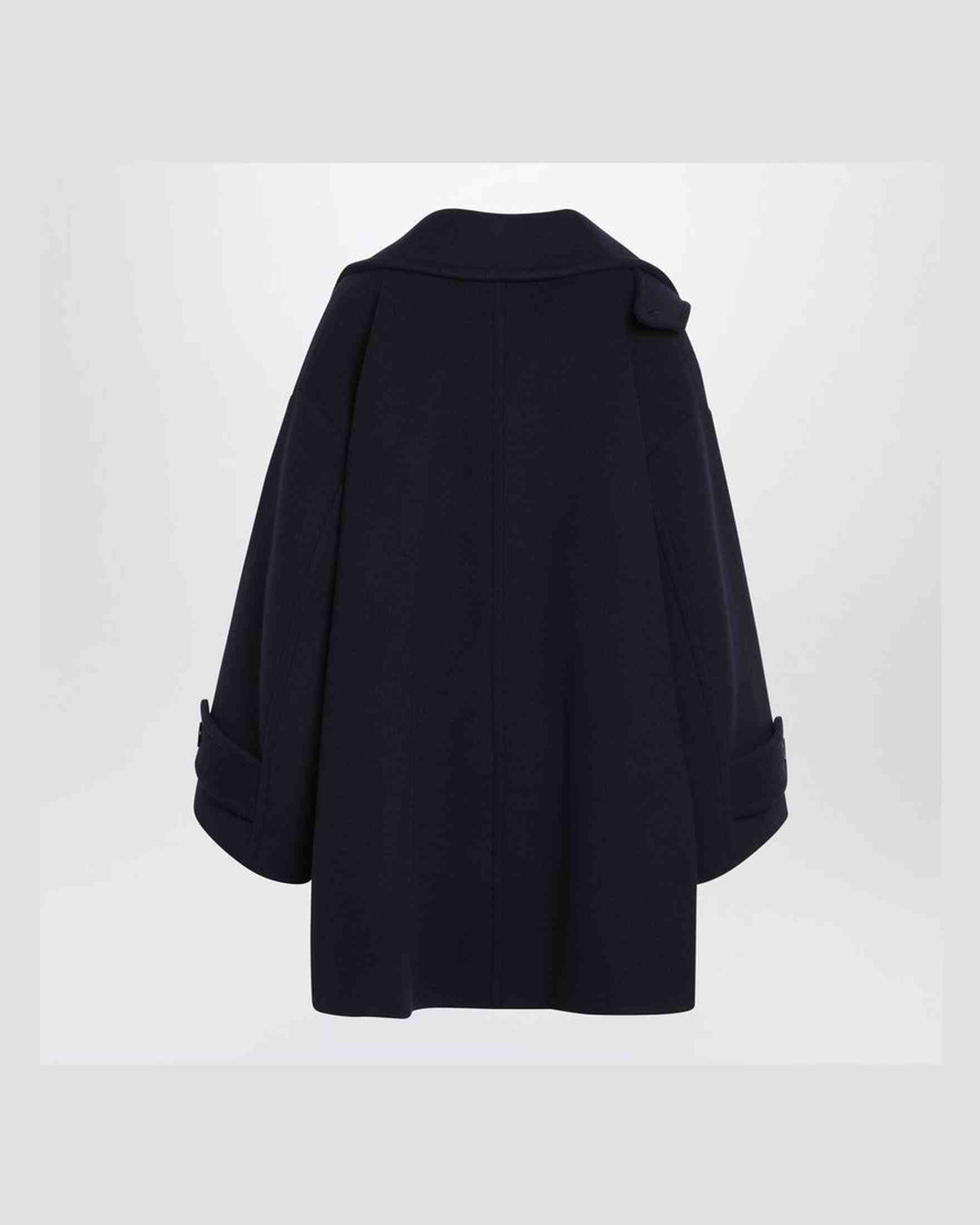 Chloé Blue Wide Double Breasted Coat Glam Steals
