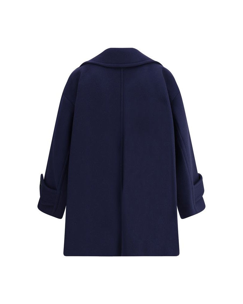 Chloé Blue Wool Coat Glam Steals