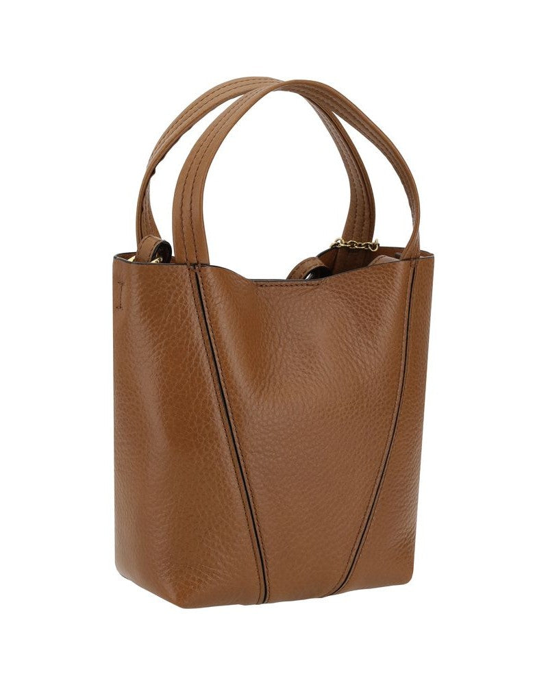 Chloé Brown Calf Leather Bos Taurus Shoulder Bag Glam Steals