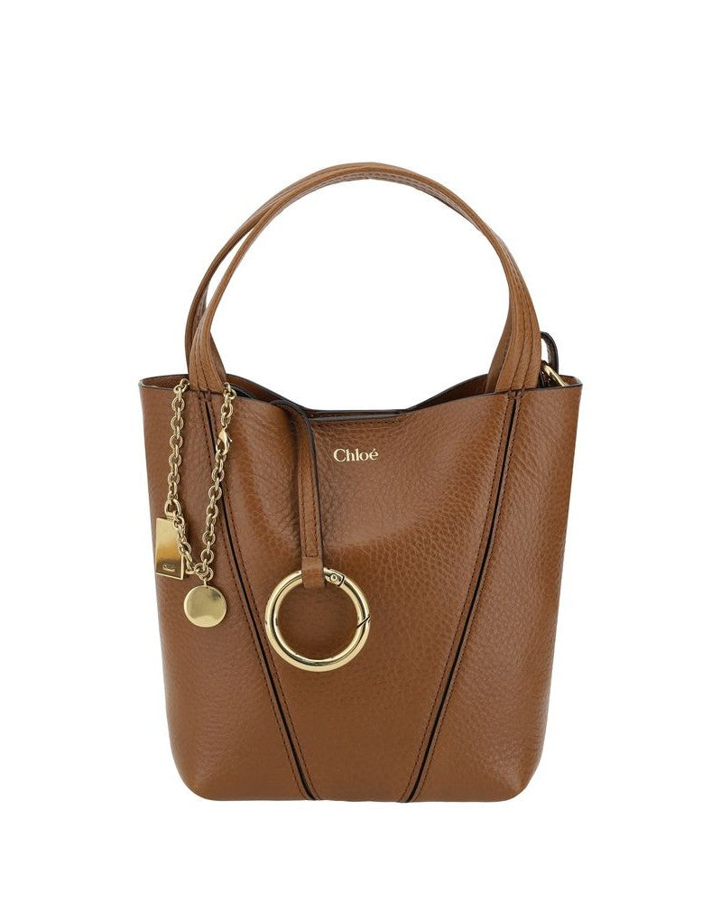 Chloé Brown Calf Leather Bos Taurus Shoulder Bag Glam Steals
