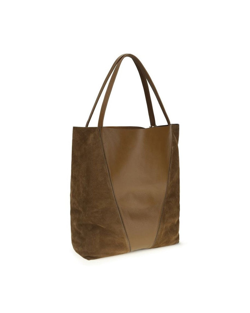Chloé Brown Calf Leather Bos Taurus Shoulder Bag 