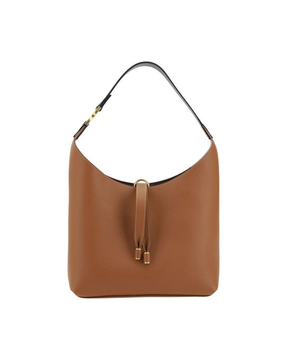 Chloé Brown Calf Leather Bos Taurus Shoulder Bag Glam Steals