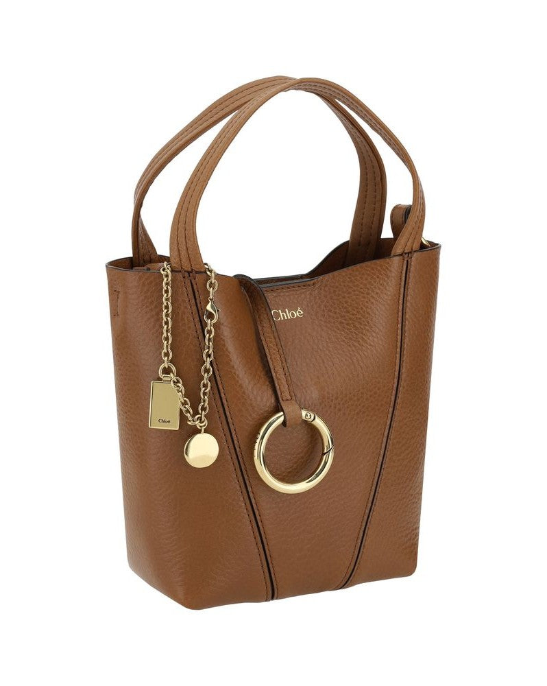 Chloé Brown Calf Leather Bos Taurus Shoulder Bag Glam Steals