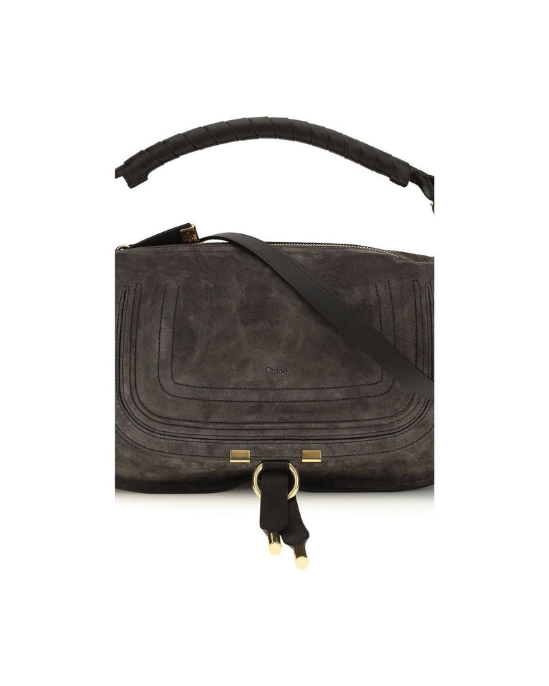 Chloé Brown Calf Leather Bos Taurus Shoulder Bag 