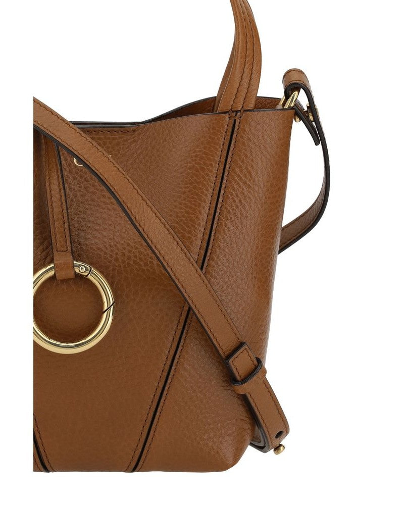 Chloé Brown Calf Leather Bos Taurus Shoulder Bag Glam Steals