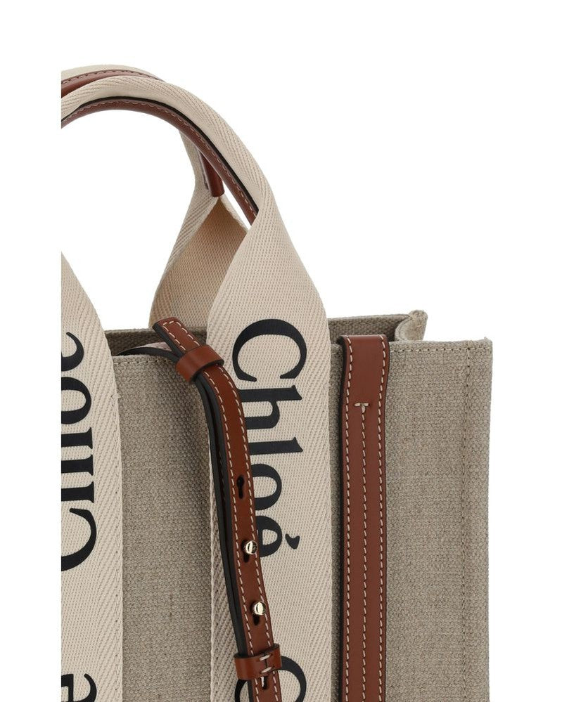 Chloé Brown Canvas Handbag Glam Steals