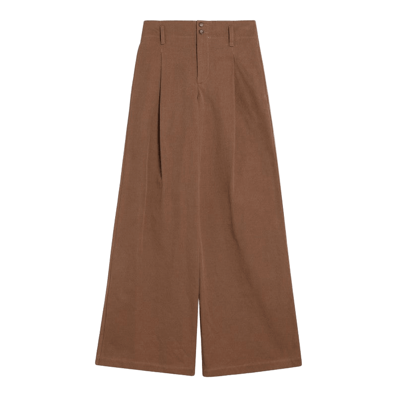 Chloé Brown Cotton Palazzo Pant Glam Steals