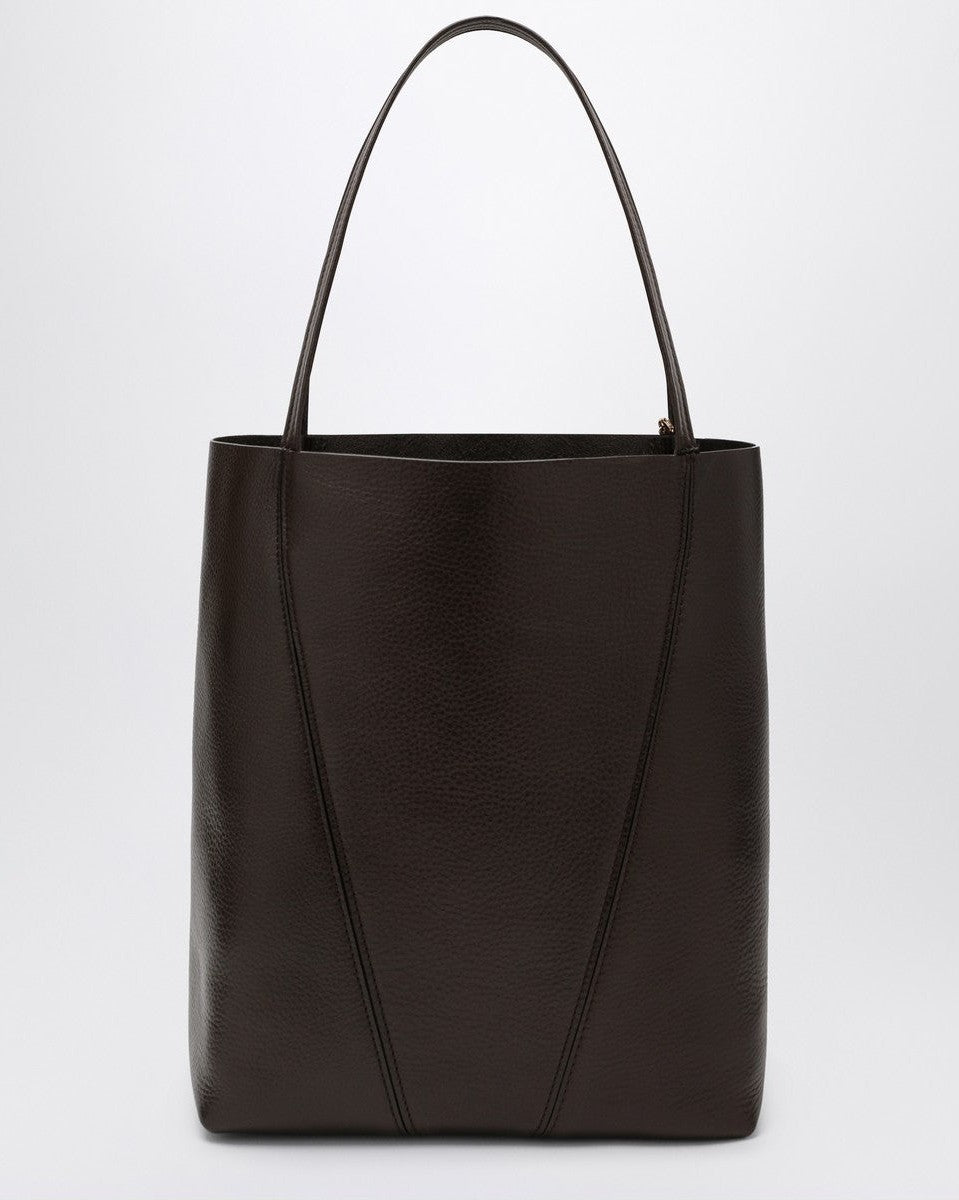 Chloé Brown Medium Dark Spin Tote Bag Glam Steals