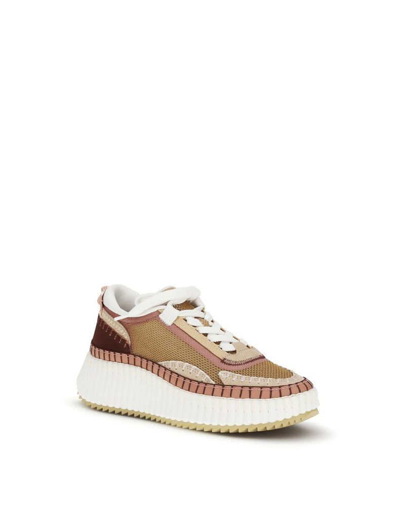 Chloé Brown Polyester Chunky Sneakers Glam Steals