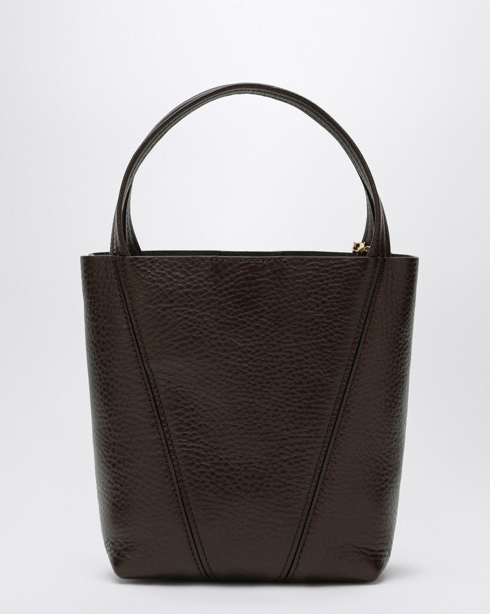 Chloé Brown Small Dark Spin Tote Bag Glam Steals