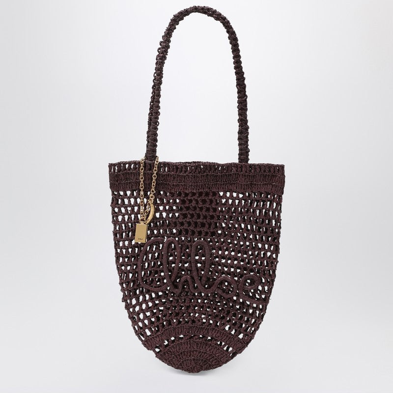 Chloé Brown Small Summer Banana Tote Bag Glam Steals