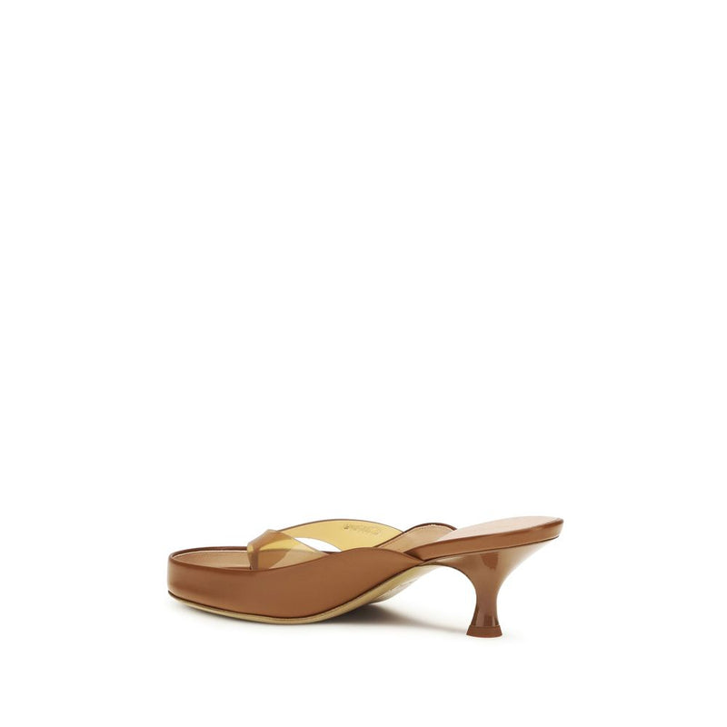 Chloé Brown Stiletto Heel Sandals Glam Steals