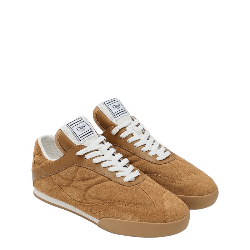 Chloé Brown Suede Kick Cinnamon Sneakers Glam Steals