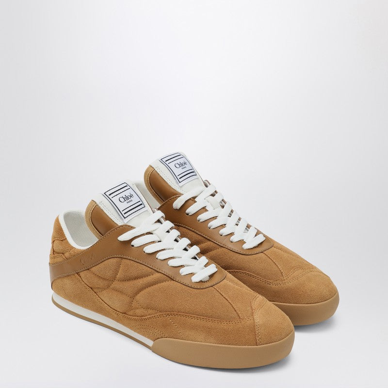 Chloé Brown Suede Kick Cinnamon Sneakers in Glam Steals