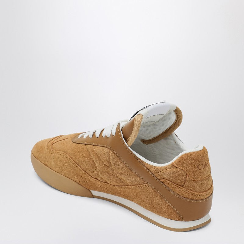 Chloé Brown Suede Kick Cinnamon Sneakers in Glam Steals