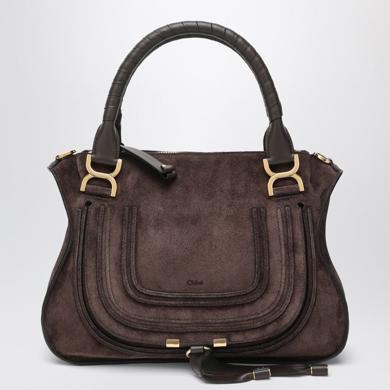 Chloé Brown Suede Leather Handbag Glam Steals