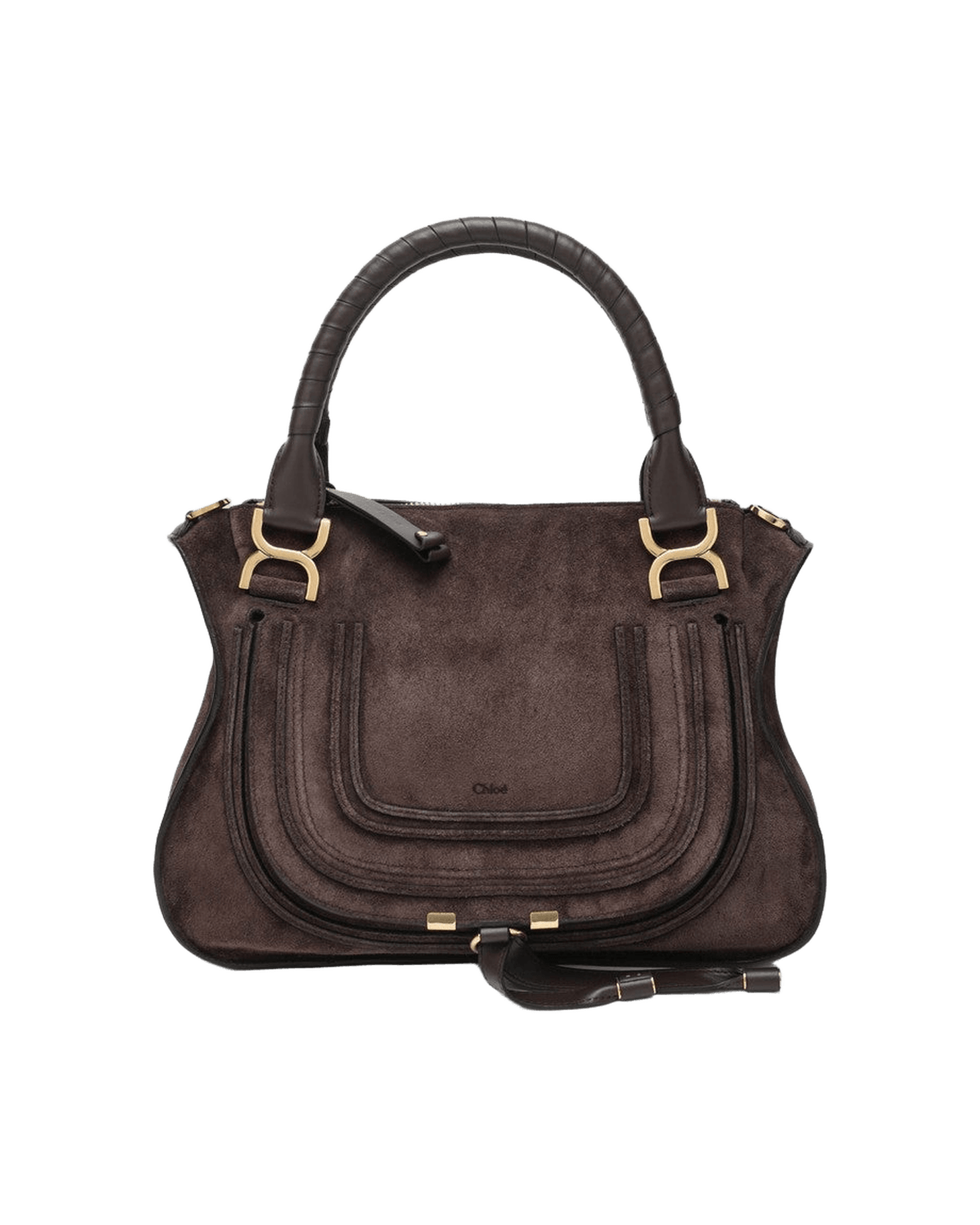 Chloé Brown Suede Leather Handbag Glam Steals