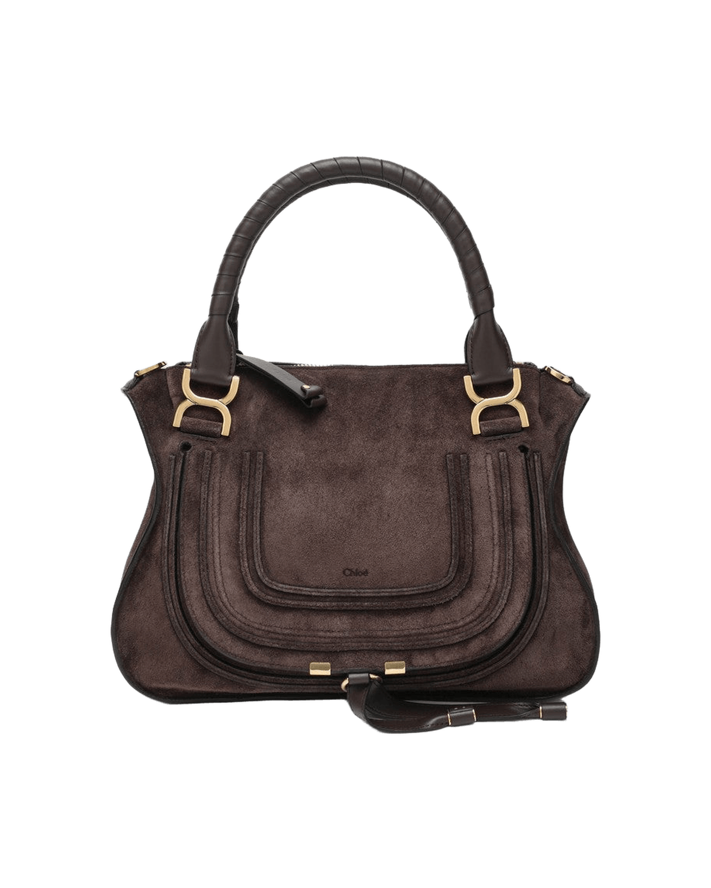 Chloé Brown Suede Leather Handbag Glam Steals