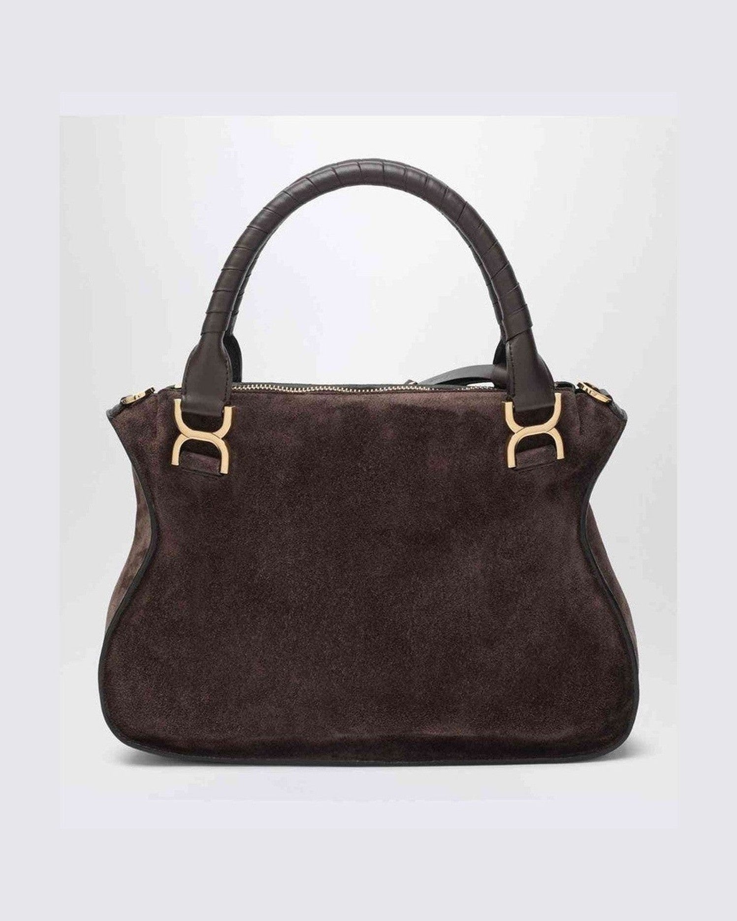 Chloé Brown Suede Leather Handbag Glam Steals