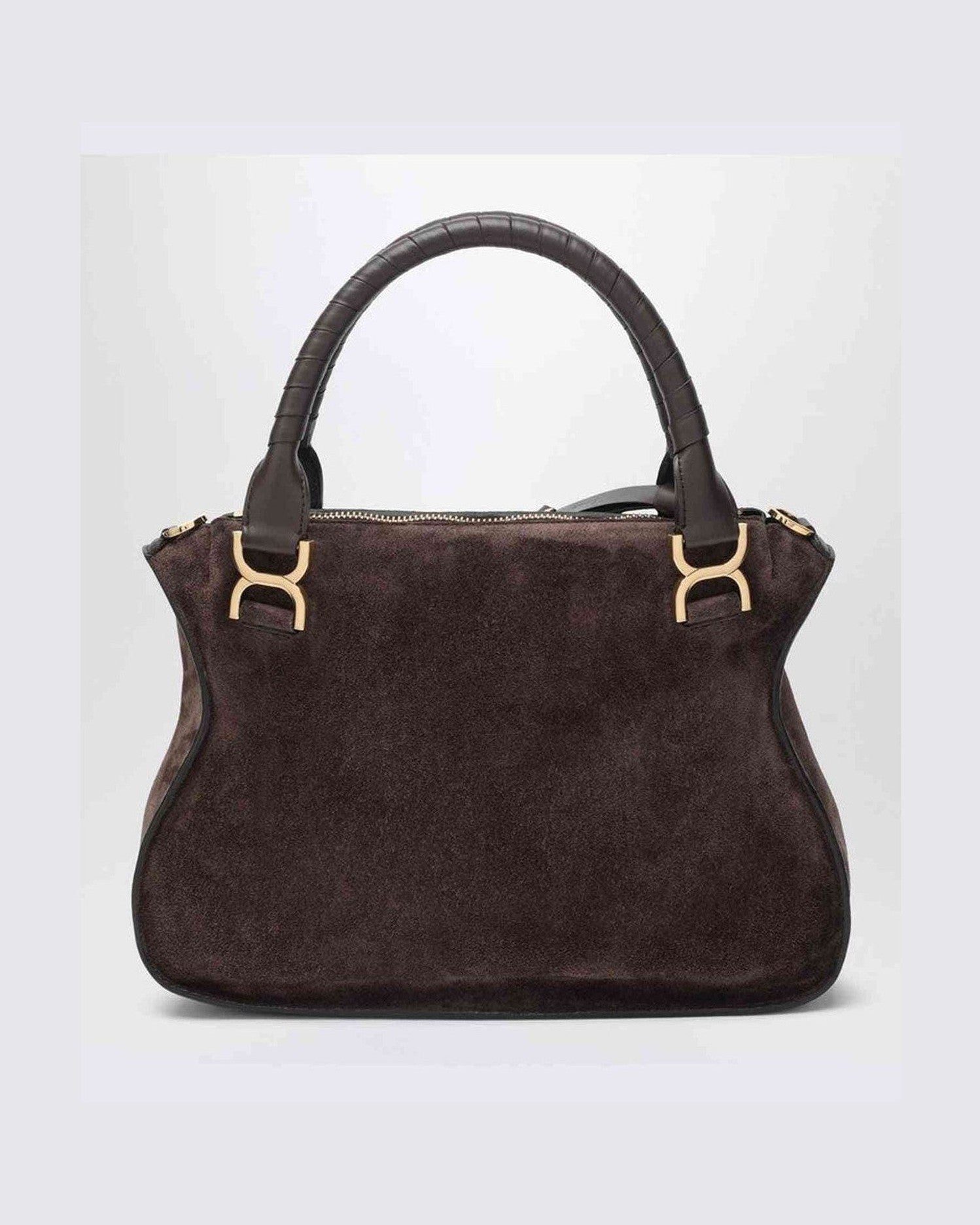 Chloé Brown Suede Leather Handbag Glam Steals