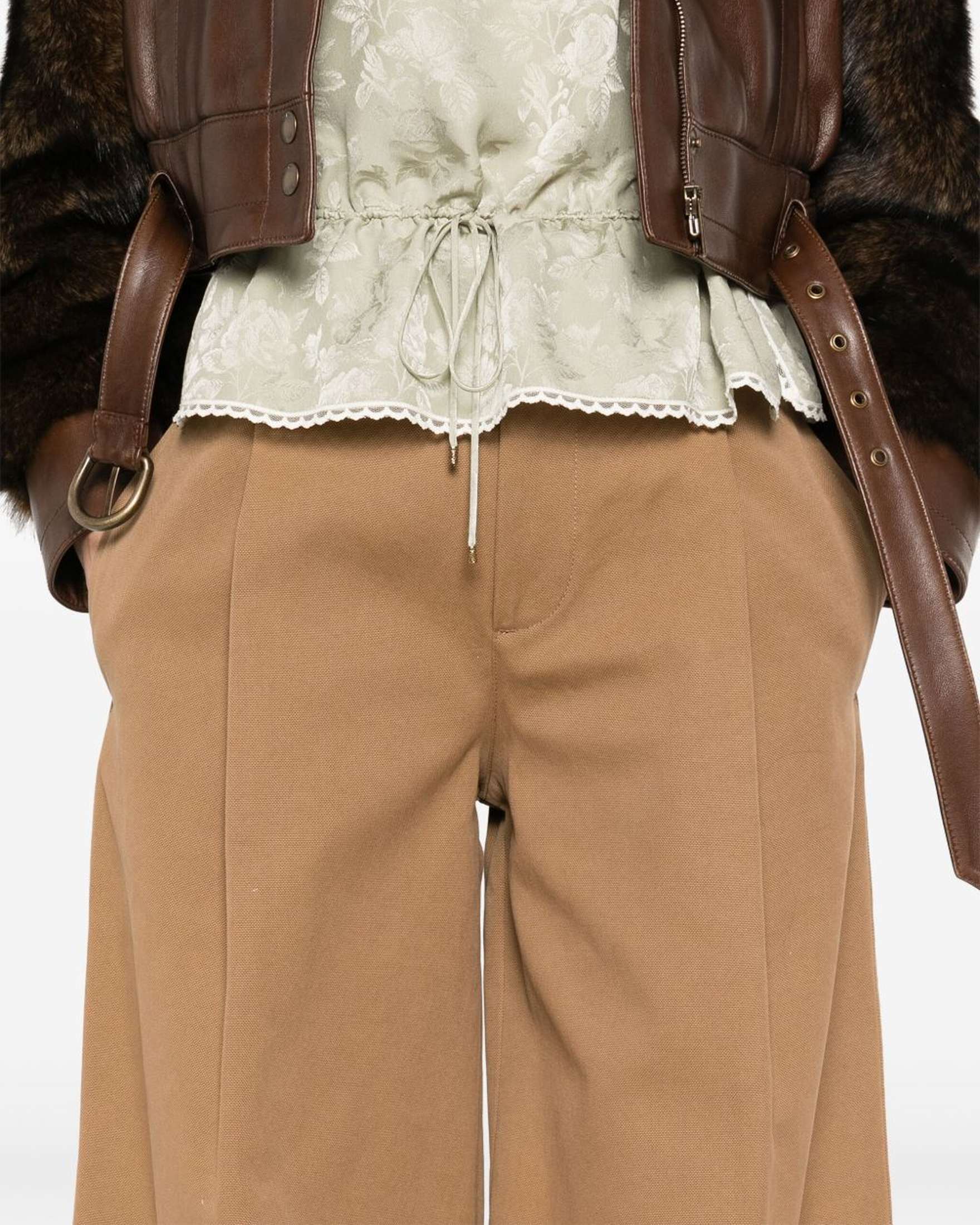 Chloé Brown Trouser Glam Steals