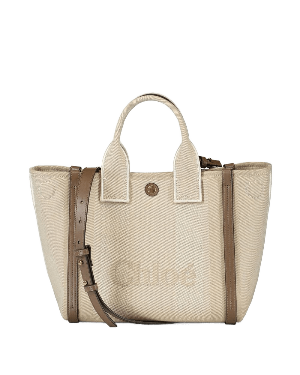 Chloé Canvas Carry Small Tote Bag Glam Steals