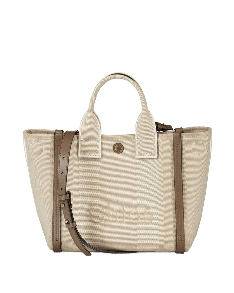 Chloé Canvas Carry Small Tote Bag Glam Steals