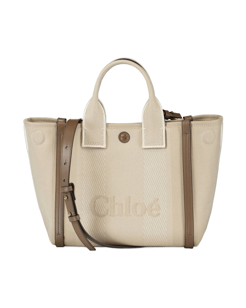 Chloé Canvas Carry Small Tote Bag Glam Steals