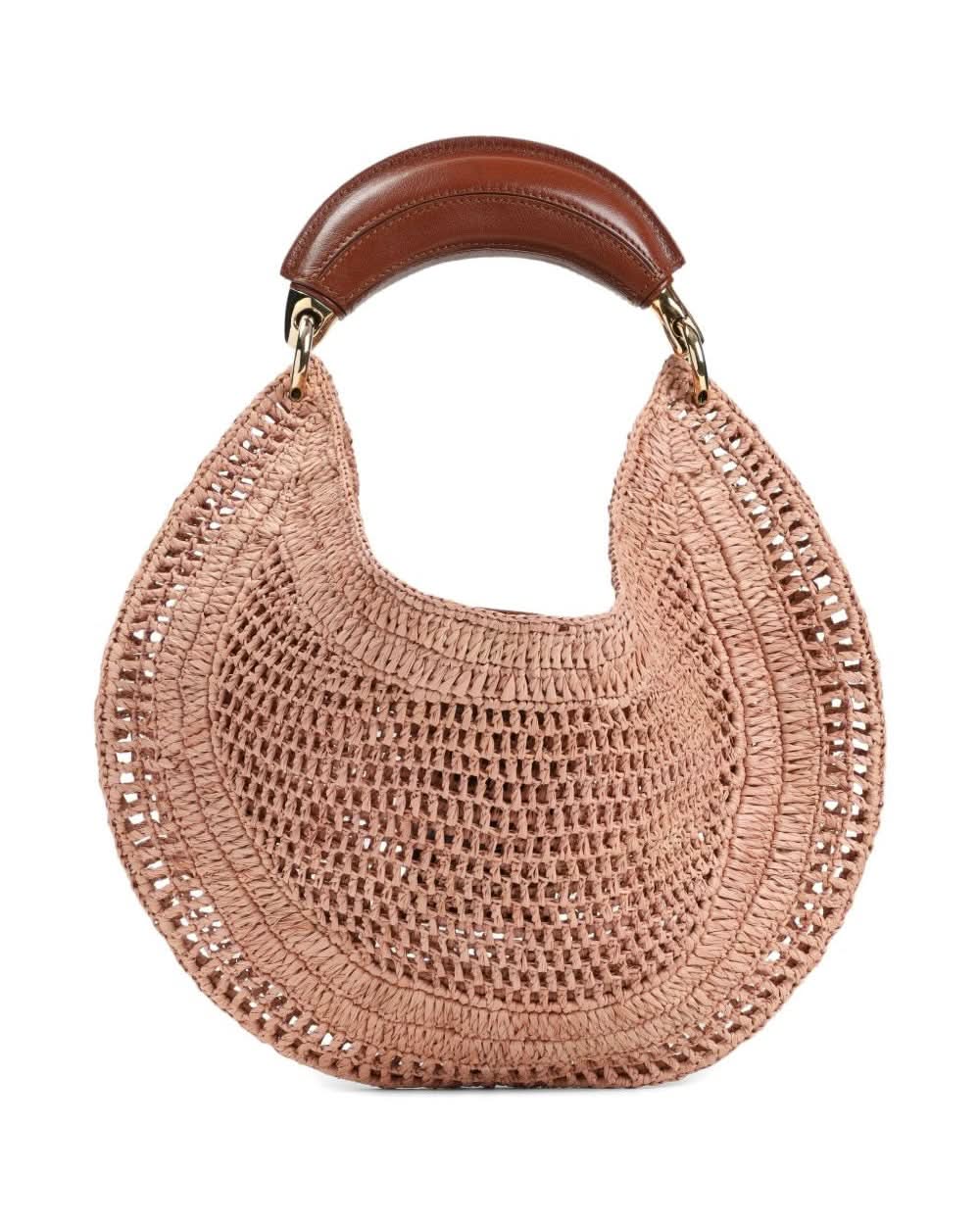 Chloé Summer Banana Raffia Hobo Bag Glam Steals