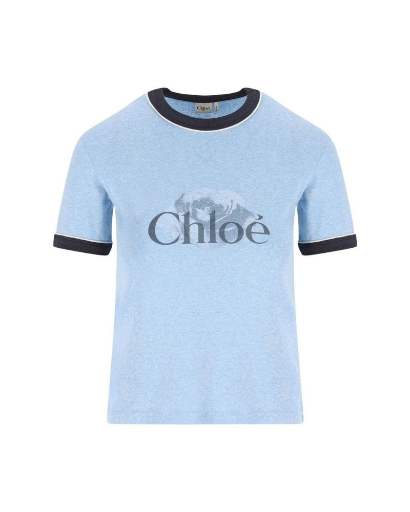 Chloé Chloè T-shirts and Polos Blue Glam Steals