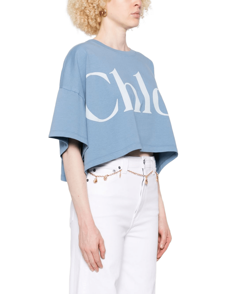 Chloé Clear Blue T-shirt and Polo Glam Steals