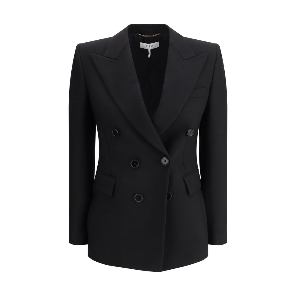 Chloé Double-Breasted Blazer Glam Steals