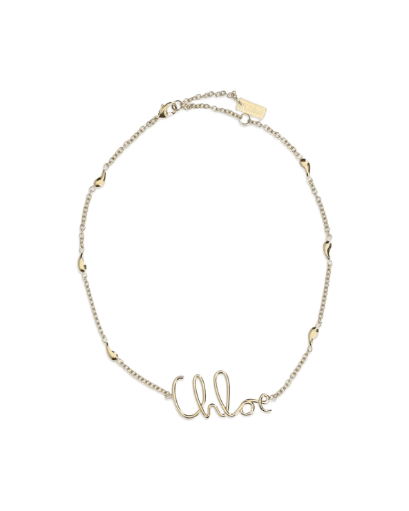 Chloé Gold Brass Necklace Glam Steals