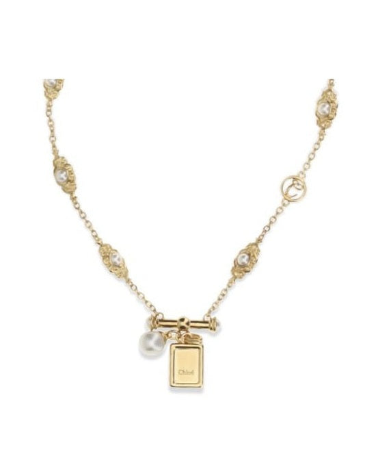 Chloé Gold Brass Necklace Glam Steals