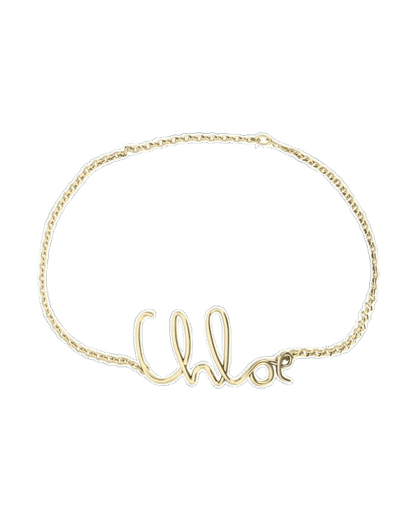 Chloé Gold Brass Thin Belt Belts