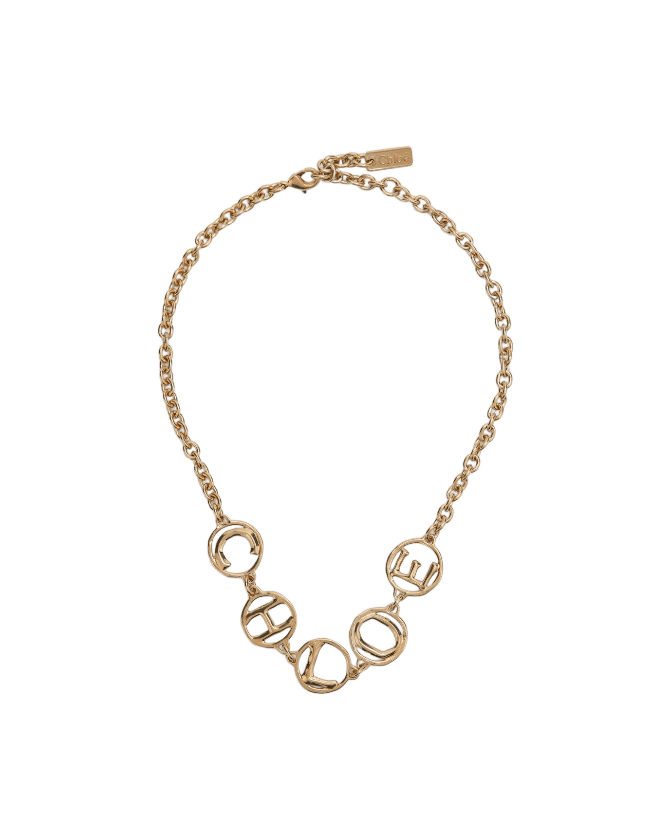 Chloé Gold Script Vintage Choker Glam Steals