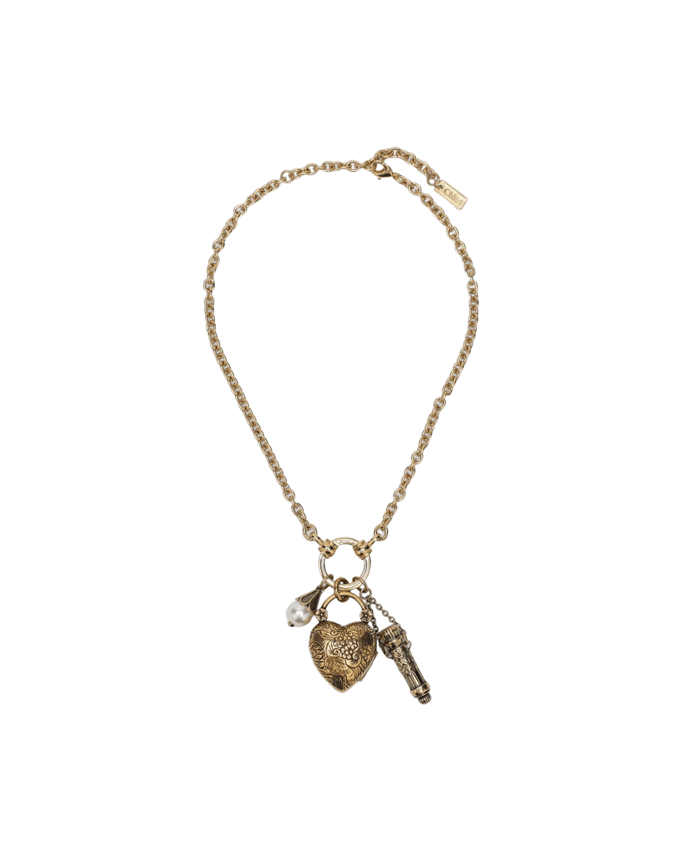 Chloé Gold Vintage Brass Chteau Treasures Choker Glam Steals